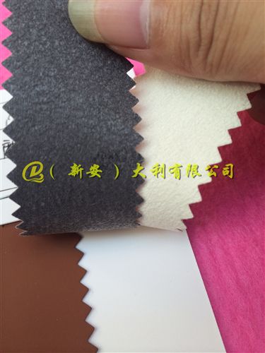 人造革PVC 工廠直銷 磨砂皮革  蘋果磨砂PVC人造革 包裝革手機套皮革面料原始圖片2