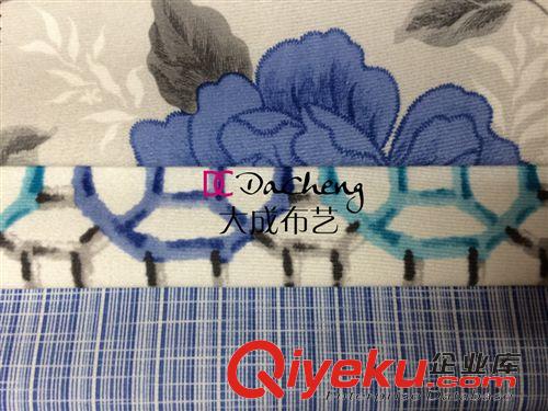 【超柔短毛絨印花系列】 短毛絨印花 超柔印花 花型多樣 手感舒適 沙發布 抱枕布 家紡面料原始圖片3