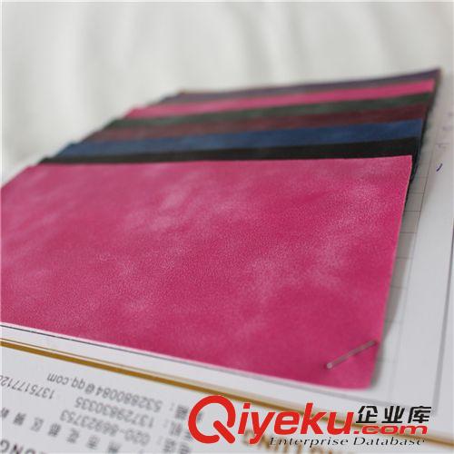 磨砂 7105皮革面料人造革磨砂套色雙色瘋馬包包手工DIY面料 鞋材 裝飾原始圖片3