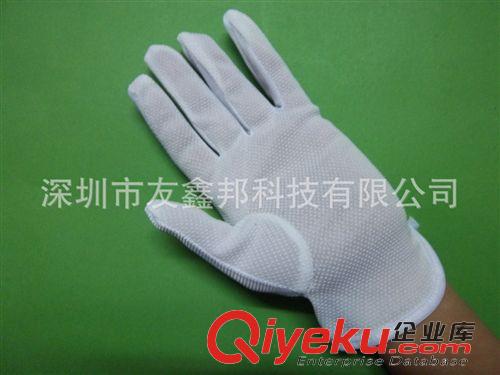 防靜電手套 防靜電布點膠手套(雙拼)  真導(dǎo)電絲點膠手套 防靜電點膠手套