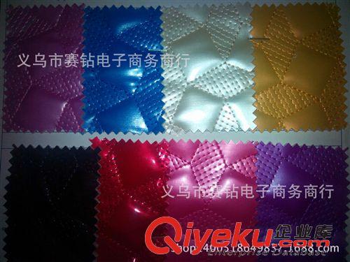 箱包 材料 義烏絎縫繡花皮革適用于箱包軟包珠光PVC廠家直銷量大批發包郵原始圖片2
