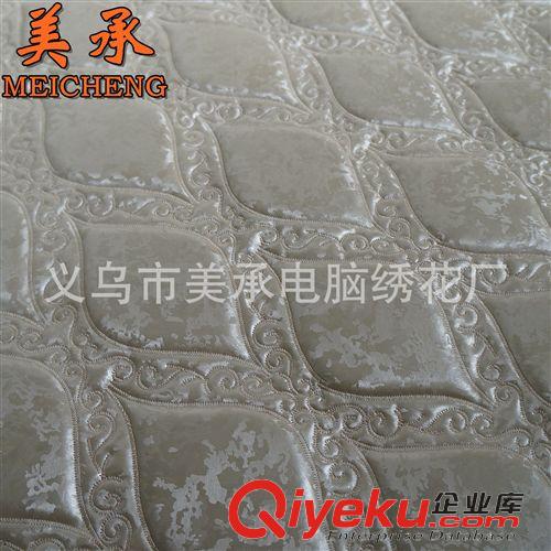 熱銷(xiāo)款式 工廠大量生產(chǎn)白色電腦繡線皮革 海綿移門(mén)皮革
