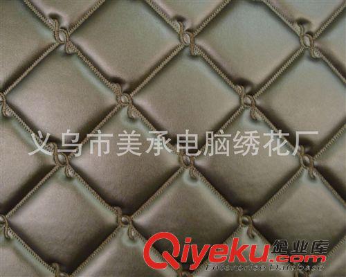 熱銷(xiāo)款式 批發(fā)零售 移門(mén)軟包 加海綿電腦刺繡皮革 多款現(xiàn)貨移門(mén)裝飾革