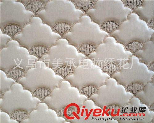 軟包皮革 【廠家生產(chǎn)】移門刺繡皮革 1公分優(yōu)質(zhì)家居裝飾革 人造PU軟包皮革原始圖片2