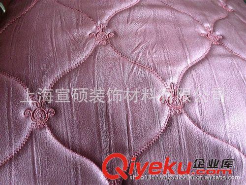 移門(mén)皮革 廠家直銷 移門(mén)軟包刺繡皮革移門(mén)軟包豹紋皮革 移門(mén)軟包十字紋皮革原始圖片2