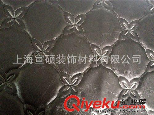 移門(mén)皮革 廠家直銷 移門(mén)軟包刺繡皮革移門(mén)軟包豹紋皮革 移門(mén)軟包十字紋皮革原始圖片3
