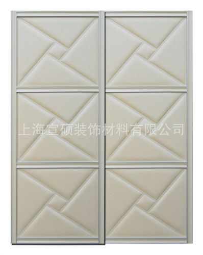 PVC吸塑門 供應精品皮雕軟包門  軟包皮革門  PVC吸塑門 軟包皮雕背景墻原始圖片3