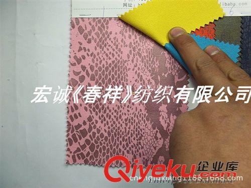 13.皮革印花/麻布印花  2種 12安帆布印花 全棉帆布燙花蛇紋 純棉帆布龍紋 蟒蛇帆布工藝面料原始圖片3