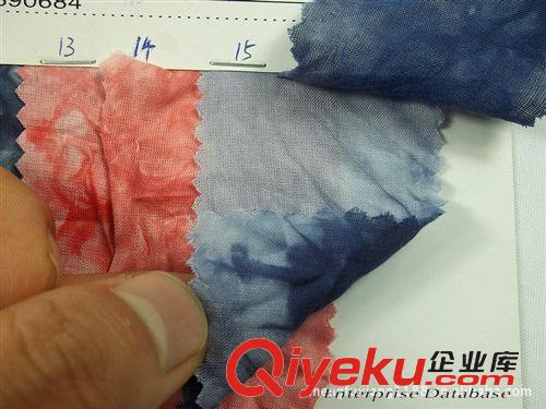 4:紗卡斜紋.平紋面料 全棉巴厘紗全棉扎染90X88扎染布全棉府綢平紋印花布印花仿扎染圖