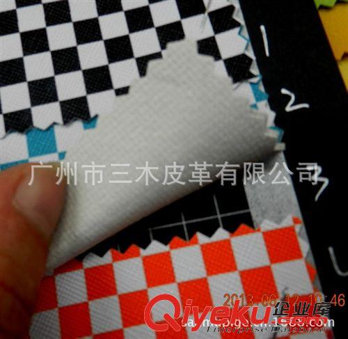 PVC人造革 供應(yīng)PVC小方格紋 小格仔紋 皮革面料 移門革 硬包革
