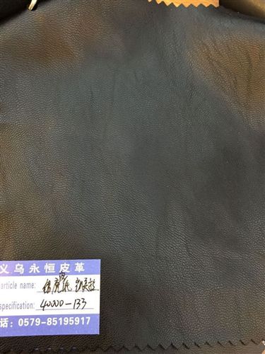 服裝革 廠家直銷優質gdPU皮革 服裝革  仿皮彈力麂皮絨底原始圖片2