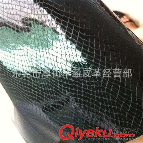 PU革總匯 皮革廠家直銷 現貨供應 高光蛇紋PU 人造革PU 0.6 TC底 濕氣固化原始圖片3