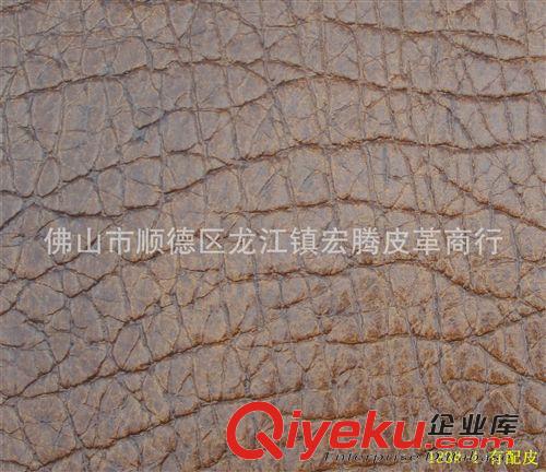 家具革 現貨供應起毛底布深紋路厚度1.5mm有配皮188#-8沙發革耐磨原始圖片2