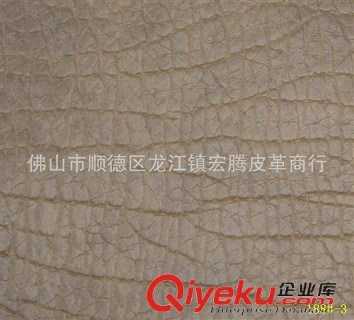 家具革 東莞廠家直銷防磨耐刮人造革起毛底不規則大荔枝紋路188#-1原始圖片3