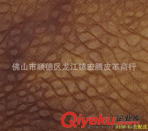 厚西皮 大款沙發專用 佛山廠家直銷PVC人造革厚西皮大小石子紋路618#-4厚度1.3mm原始圖片3