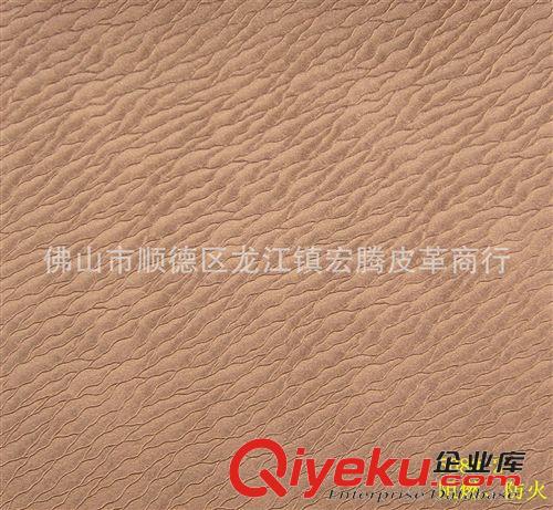 裝飾革 工廠定做PVC人造革耐磨波浪紋軟包革508#起毛底布厚度0.8mm原始圖片3