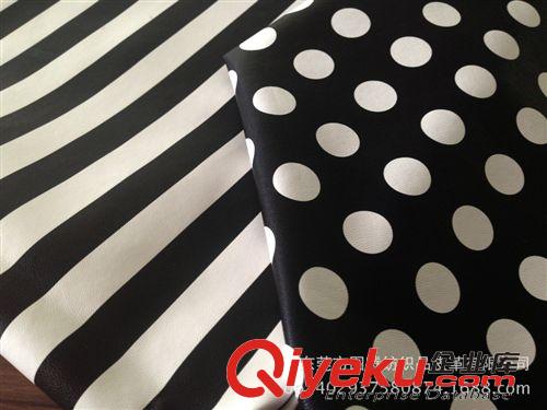 人造革 PU皮革/(條紋/圓點)軟包 /服裝革人造革皮面料