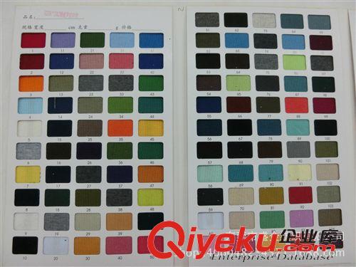 針織面料 SQ001#現(xiàn)貨21支2X2精梳全棉羅紋拉架21S2*2羅紋拉架針織面料原始圖片2