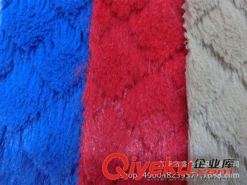 絨布 SQ005#  廠家直銷 gdpv絨 pv絨格子 超柔服裝紡織面料長(zhǎng)毛絨布原始圖片2