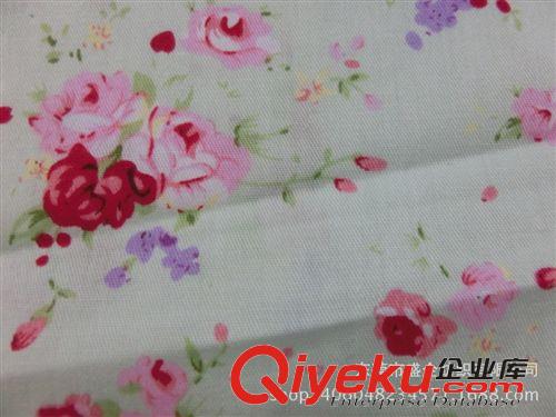 全棉/印花 SQ019# 全棉牡丹印花布家居床品爆款面料 活性環(huán)保全棉印花布原始圖片3