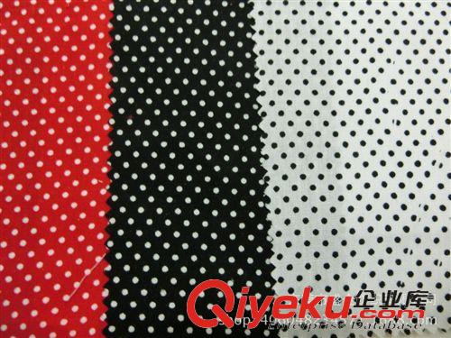 全棉/印花 SQ032# 廠家直銷全棉府綢圓點布 圓點 波點 棉布印花 全棉印花布原始圖片3