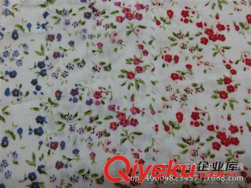 全棉/印花 SQ019# 廠家直銷2015 全棉印花布 全棉小翠花印花 服裝面料