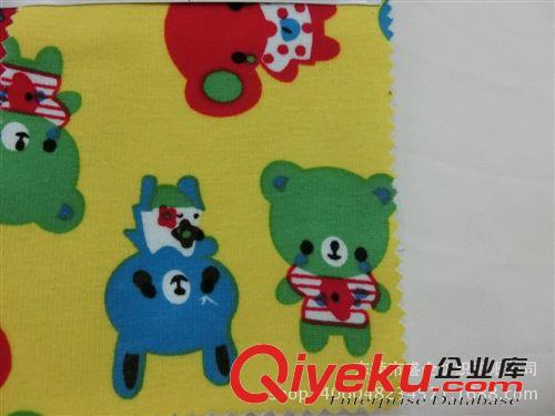 不倒絨/印花 SQ014#【廠家直銷】全精梳不倒絨 保暖內(nèi)衣面料卡通原始圖片3