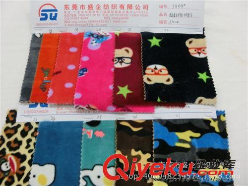不倒絨/印花 SQ014#廠家直銷不倒絨玩具布料不倒絨現(xiàn)貨卡通布料全棉打底褲面料