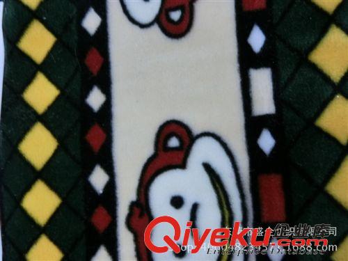 不倒絨/印花 SQ034#新款印花珊瑚絨 法蘭絨 水貂絨 卡通花型法蘭絨面料