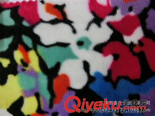 不倒絨/印花 SQ014#現(xiàn)貨秋冬加厚超柔復(fù)合銀狐絨迷彩 豹紋印花童裝打底褲面料原始圖片3