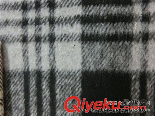 呢料 SQ018#廠家直銷 2014秋冬新款彩色格子粗紡格子毛呢 服裝面料原始圖片3
