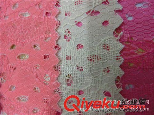 蕾絲/網布 SQ060#   蕾絲面料 女裝連衣裙面料中國結蕾絲復合蕾絲面料原始圖片3