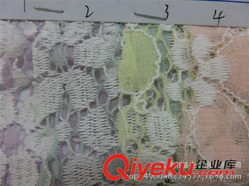 蕾絲/網布 SQ104# 廠家供應新款gd女裝連衣裙蕾絲面料 提花網布 滌棉網布原始圖片3