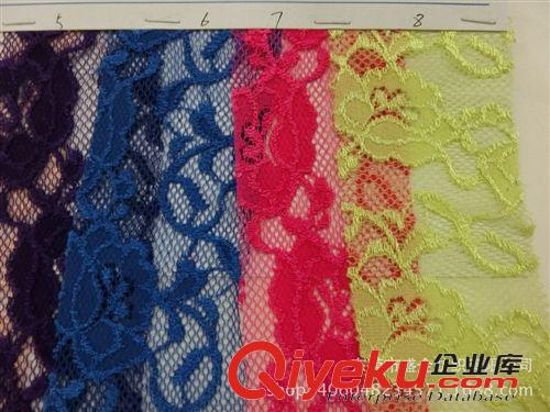 蕾絲/網布 SQ104# 廠家供應新款gd女裝連衣裙蕾絲面料 提花網布 滌棉網布