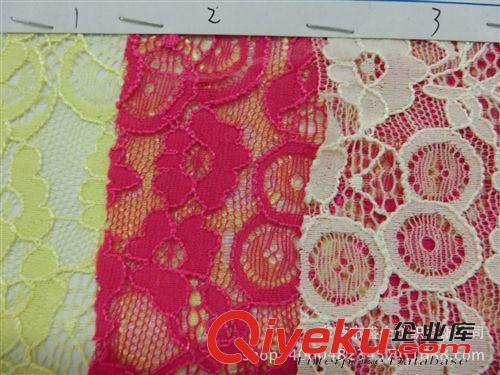 蕾絲/網布 SQ104#廠家直銷爆款錦綸蕾絲面料 提花網眼布面料 女裝連衣裙面料原始圖片3