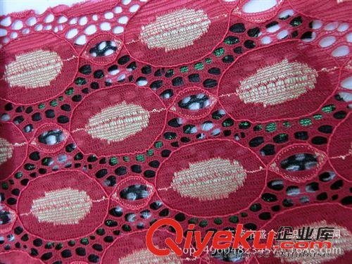 蕾絲/網布 SQ066#現貨爆款錦綸立體 蕾絲面料 連衣裙蕾絲服裝面料原始圖片3