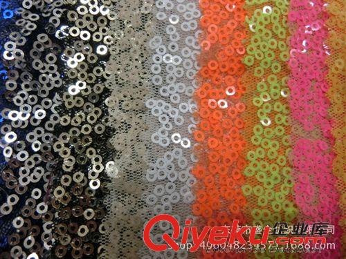 珠片 SQ059#  亮片面料 繡花面料 網底 3厘珠片 三厘亂紋 現貨供應原始圖片2