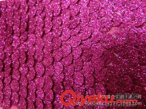 珠片 SQ049#供應(yīng)gd爆款魚鱗翻片鐳射閃光珠片繡 時裝 箱包面料原始圖片2