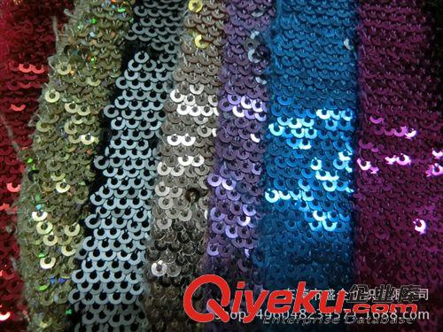 珠片 SQ0493直銷滿版3厘珠片電腦繡珠片魚鱗翻片舞臺面料原始圖片3