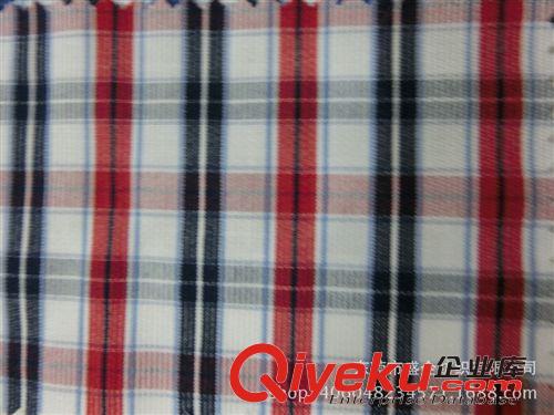 色織/提花布 SQ024#    廠家直銷2014新款TC彩色格子布  色織格子服裝面料原始圖片2