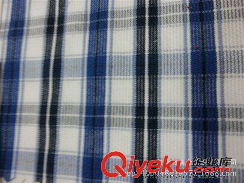 色織/提花布 SQ024#    廠家直銷2014新款TC彩色格子布  色織格子服裝面料原始圖片3