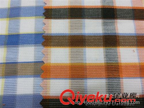 色織/提花布 SQ024#  廠家直銷2014年{zx1}款TC彩色格子布  色織格子服裝面料原始圖片3