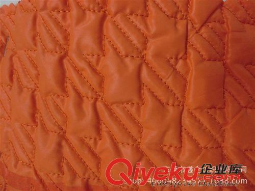 羽絨服面料 SQ060#現(xiàn)貨直銷絎縫夾棉小千鳥格羽絨面料冬季女裝羽絨服裝原始圖片3