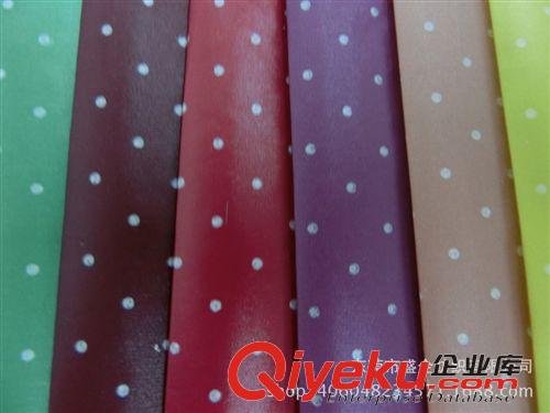 羽絨服面料 SQ068#gd羽絨服印花面料 防水防絨涂層面料 小圓點(diǎn)印花原始圖片3