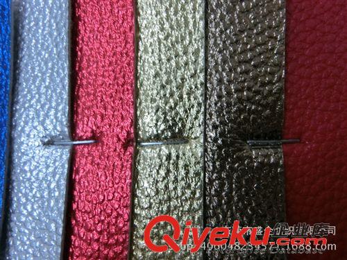 PVC皮革 SQ097#   廠家直銷(xiāo)PU皮革荔枝紋 絨底服裝革優(yōu)質(zhì)皮革面料原始圖片3