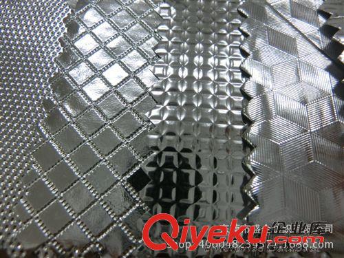 PVC皮革 sq096#鋁箔布透明底PVC/鋁膜EVA/保溫隔熱材料錫箔紙廠家直銷