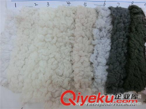 人造毛皮 SQ005#  供應(yīng)加厚泡泡絨柔軟羊羔絨毛絨 外套里子保暖里襯面料原始圖片3