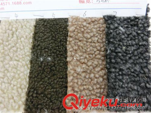 人造毛皮 SQ100#雙色雪花點(diǎn)仿褪白雙色全滌綸羊羔絨 顆粒布原始圖片3