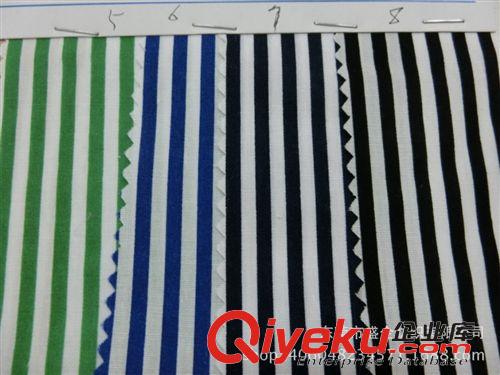 條紋 SQ019#現(xiàn)貨供應(yīng)條子印花布 全棉彈力印花條子布 條紋褲面料原始圖片3