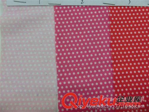 圓點布 SQ019#全棉印花布 梭織服裝面料 印圓點全棉布原始圖片3